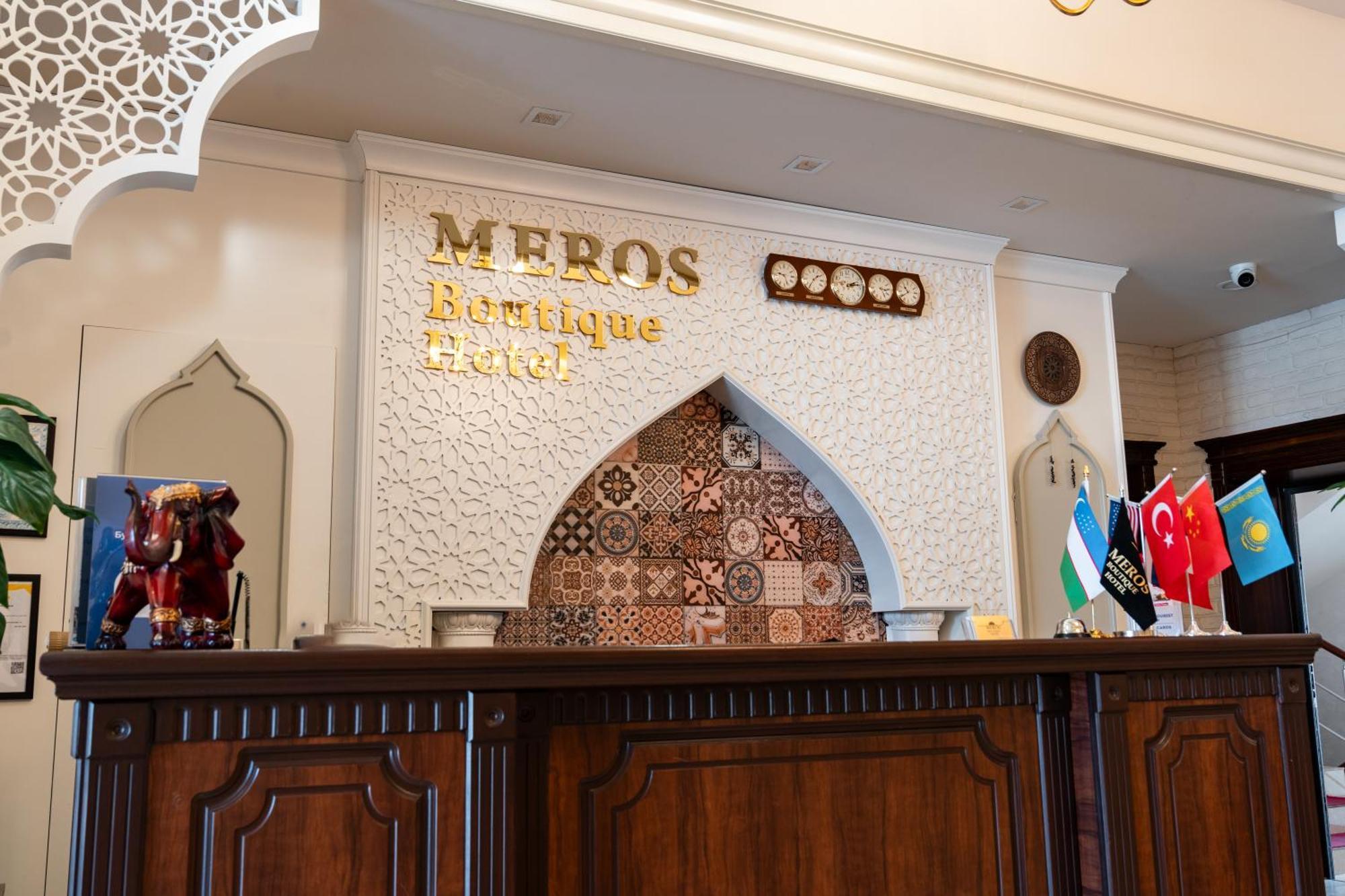 Meros Boutique Hotel Samarcanda Exterior foto